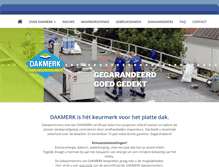 Tablet Screenshot of dakmerk.nl